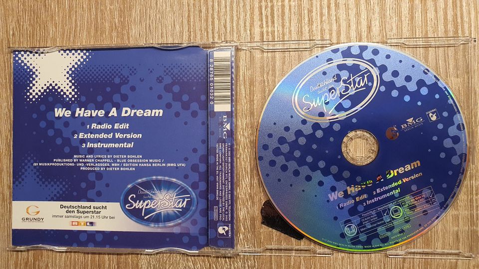 Original Maxi CD Single: DSDS - We have a dream in Lippstadt