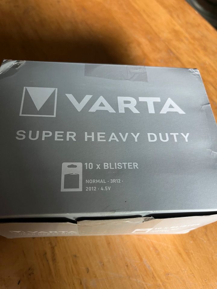 10 x Stück Varta Batterie 3R12 4,5V in Ilsenburg (Harz)