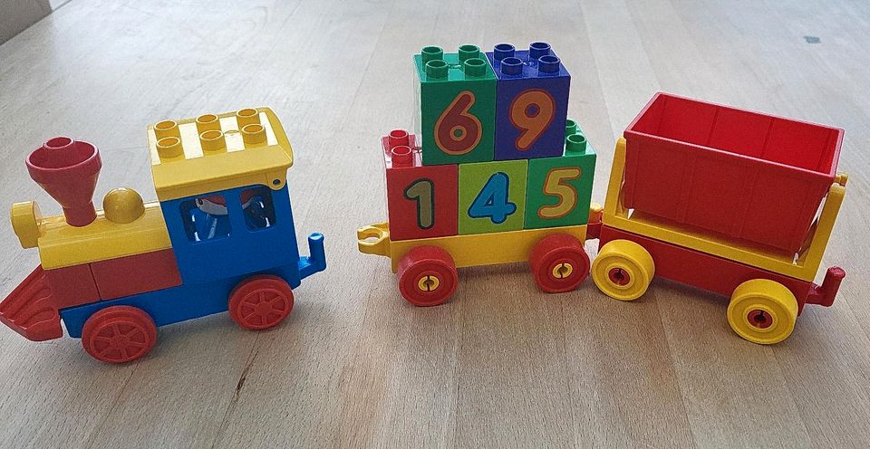 Lego Duplo Zug Lok Waggon Anhänger Kipplore in Donauwörth