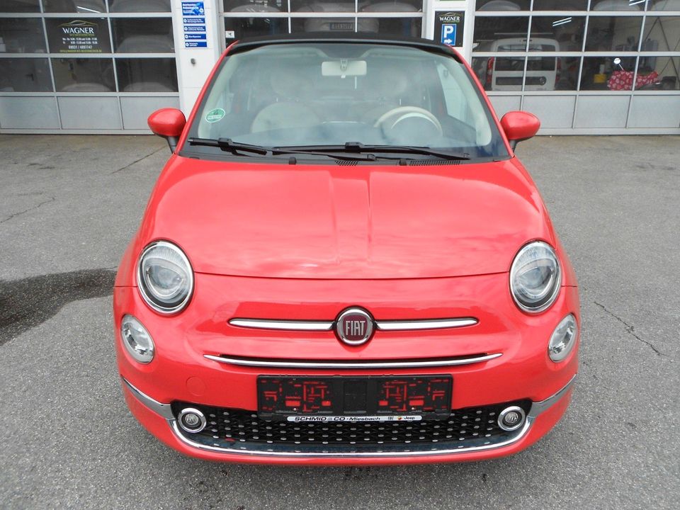 Fiat 500C Lounge 1,2 69PS Dolcevita Klima Cabrio in Kolbermoor