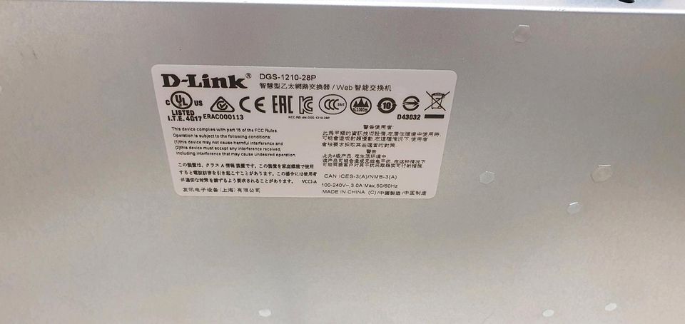 D-Link DGS-1210-28P Smart+ Managed Switch in Budenheim