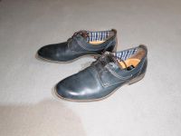 Business Schuhe Herren Leder navy blau 8 42 43 FRETZ Switzerland Bayern - Piding Vorschau