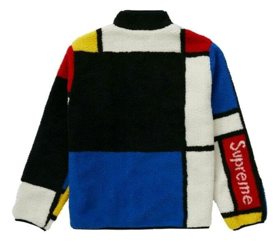 Supreme Reversible Colorblocked Fleece Jacket in Lübeck