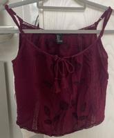 Burgunderrotes bauchfreies Top Gr.S Forever 21 Baden-Württemberg - Hügelsheim Vorschau
