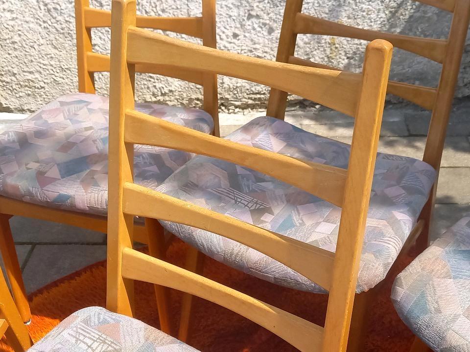 8 x Mid Century Stuhl Dining Chair 60er Vintage Danish Design in Gussenstadt