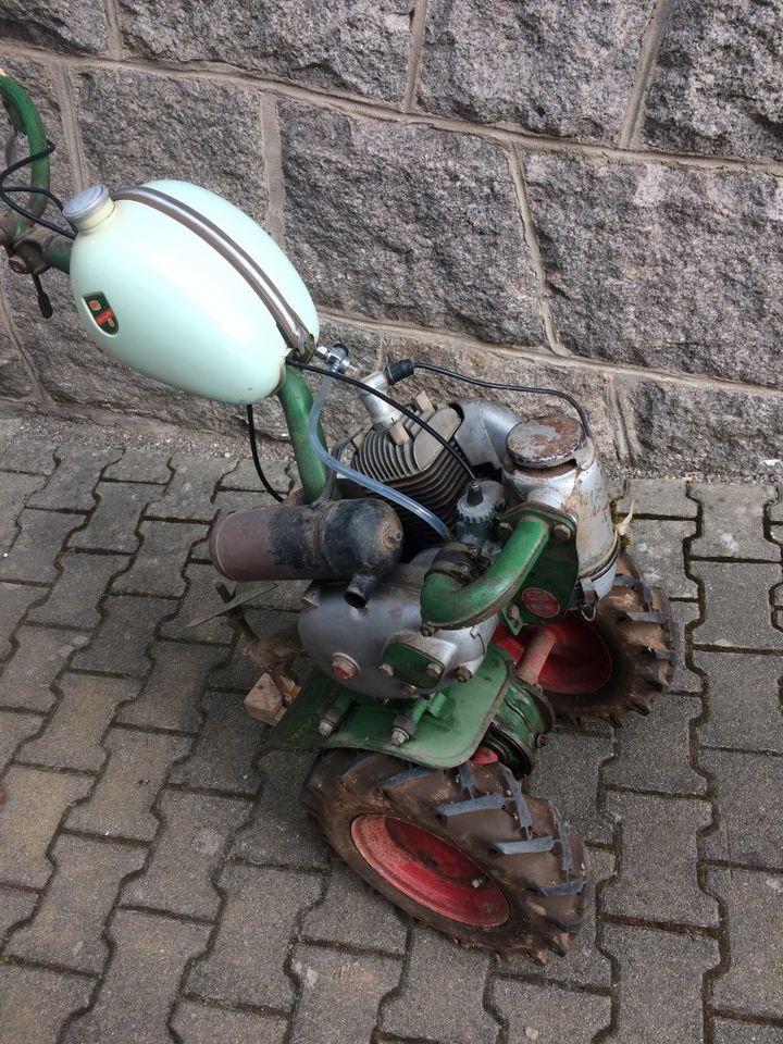 Agria Agriette 2000 Motorhacke Einachser Pflug Gewichte ILO Motor in Forbach