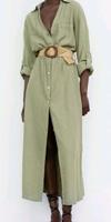 Zara Kleid Gr.XL Khaki,  wie neu Thüringen - Arnstadt Vorschau