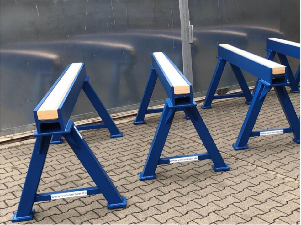 Stahlbock Schwerlastbock Bock mit Hartholzauflage 1600 x 900 in Frankenthal (Pfalz)