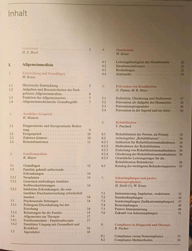 Handbuch der Allgemeinmedizin in Bad Münder am Deister