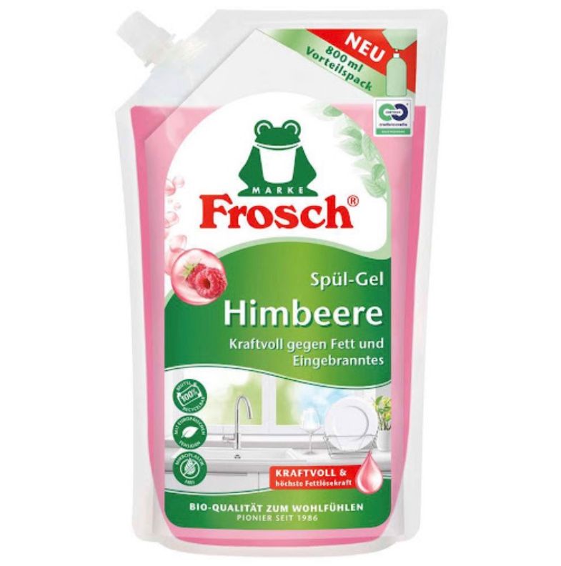 Frosch Himbeere Spülmittel Spülgel Nachfüllbeutel 800 ml in Roßbach (Wied)
