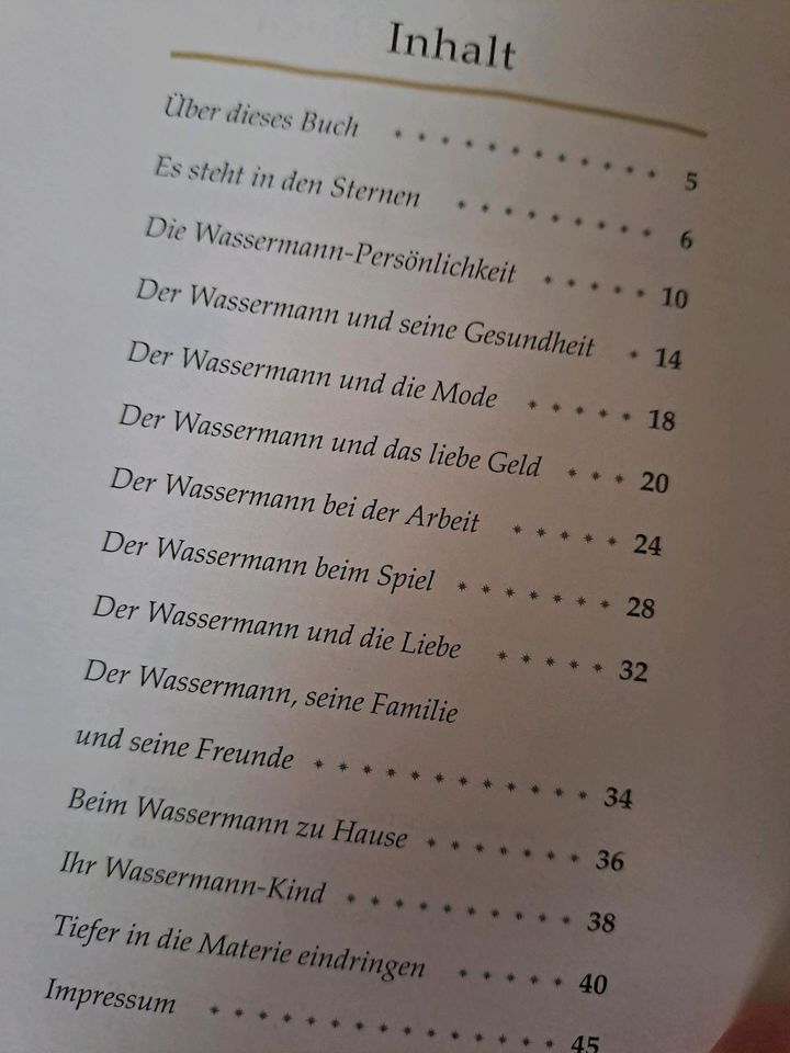 Wassermann- Anleitung zu Gesundheit in Wehringen