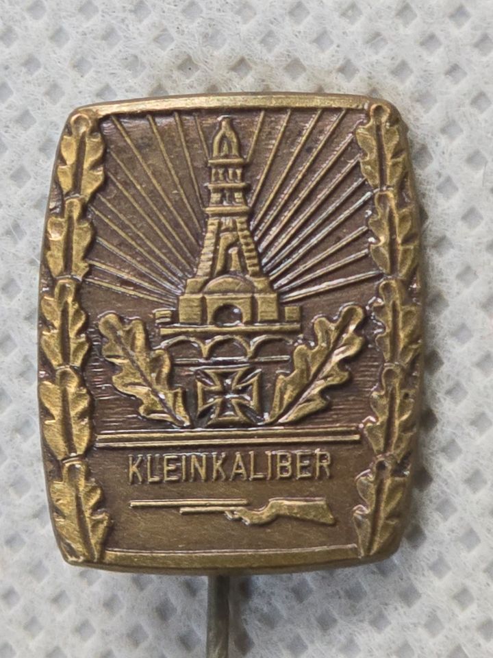 Sammler, Orden, Anstecker, SCHÜTZEN-ABZEICHEN KLEINKALIBER, in Recklinghausen