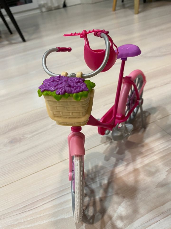 Barbie Fahrrad mit Blumenkorb  Wie Neu in Oranienburg