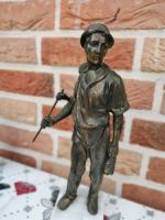 Bergarbeiter Bronze Figur auf der Marmor Platte. Nordrhein-Westfalen - Krefeld Vorschau