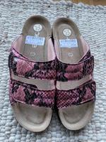 ROHDE Hausschuhe, Sommerschuhe, offene Schuhe, Gr.40 rosa/schwarz Hessen - Idstein Vorschau
