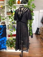 Restyle Black Dahlia Dress gothic mesh spitze Midi Kleid punk emp Mecklenburg-Vorpommern - Greifswald Vorschau