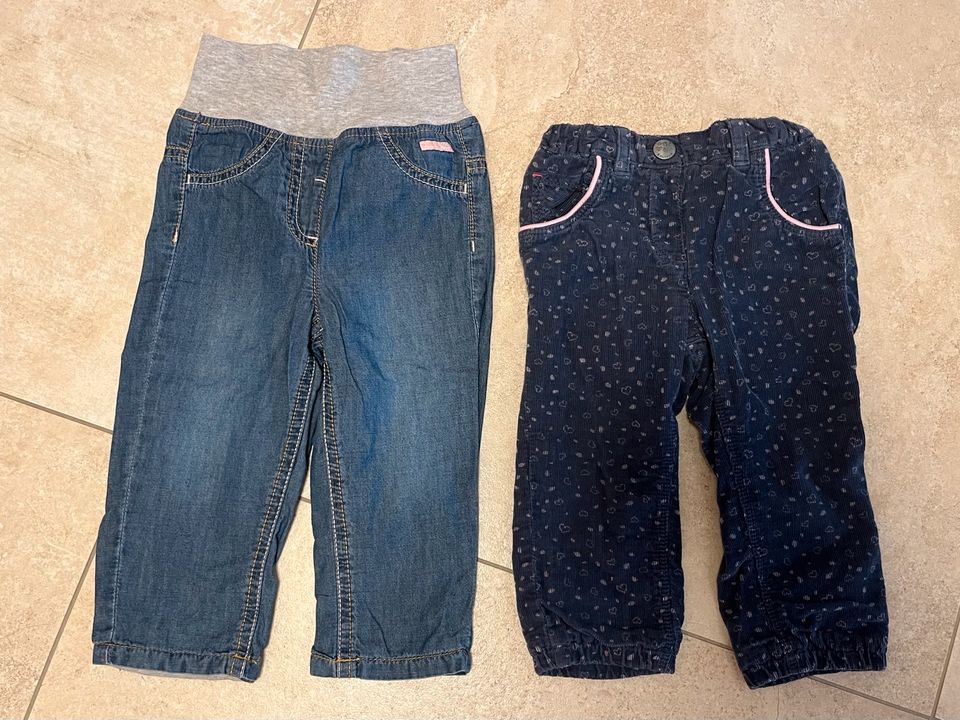 Mädchen Hose Jeans Cord Marke Tom Tailor, S.Oliver 80 in Menden