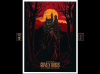 SUCHE: Guns N' Roses - Lithograph / Poster München 2017! Nordrhein-Westfalen - Heinsberg Vorschau