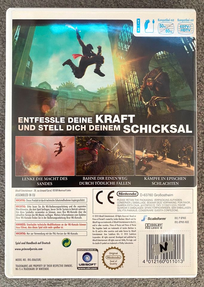 Wii Spiel Prince of Persia "Die vergessene Zeit" in Hildesheim