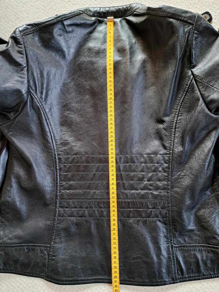 Lederjacke Damen schwarz 42 Saki in Rüsselsheim