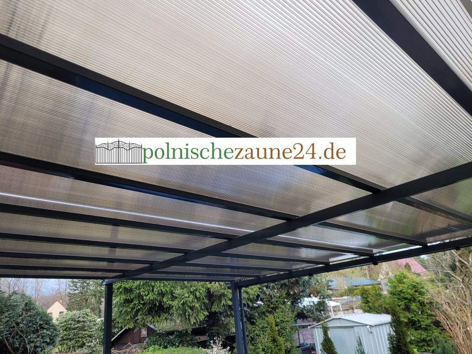 Carport aus Polen Terrassenüberdachung Vordach Überdachung in Anklam