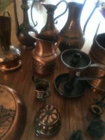 13 Kupfer-Objekte (Frick Kupfer-Kübel, Vasen, Kerzenhalter etc.) Hessen - Neu-Isenburg Vorschau