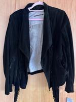 Drykorn Lederjacke – echtes Ziegenvelours, Größe L, schwarz Hessen - Mühltal  Vorschau