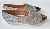 Miu miu flat ballerinas EU40 wie Neu Silber Glitter Baden-Württemberg - Mannheim Vorschau