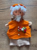 Alte DDR Handpuppe Sandmann in orange Sehr guter Zustand! Sachsen - Pegau Vorschau