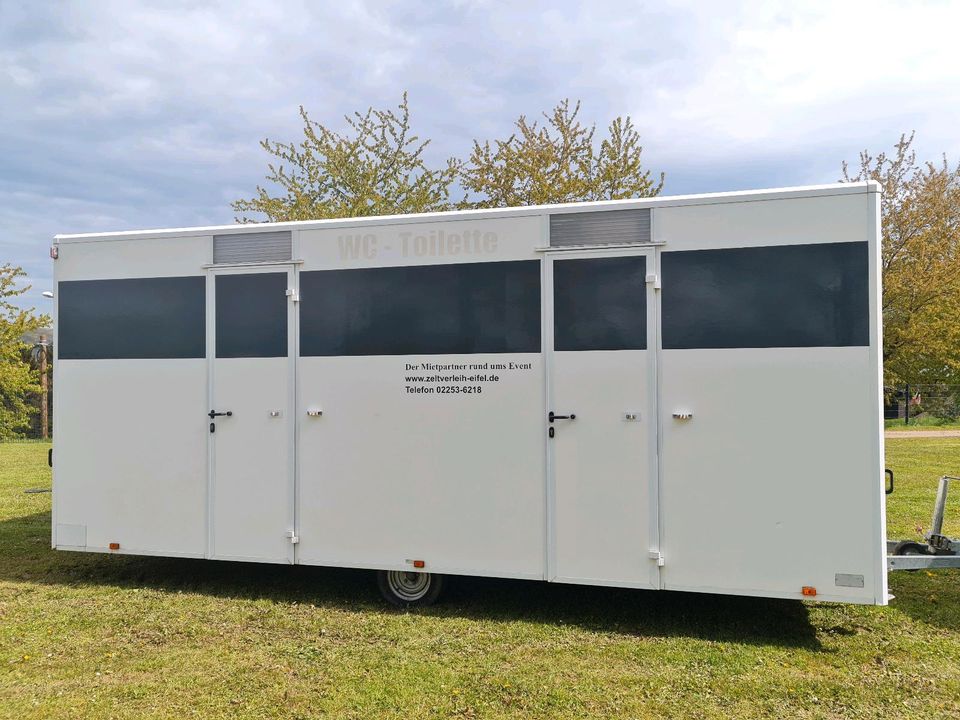 moderne Toilettenwagen, WC-Wagen, Eifel mieten, Partyzelte in Schleiden