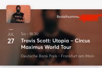 2x Travis Scott Utopia Stehplatz Frankfurt (Einzelkauf möglich) Frankfurt am Main - Eckenheim Vorschau
