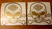 Harley Davidson Skull Auto/ Motorrad Aufkleber inkl Versand Schleswig-Holstein - Itzstedt Vorschau