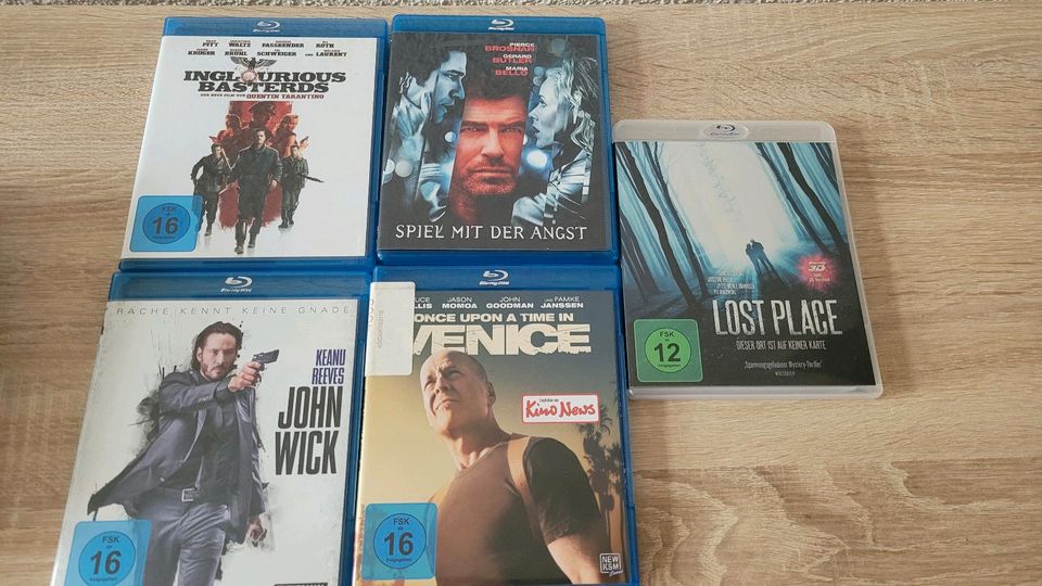 Blu-ray - John Wick - Inglourious Bastards - Lost Place - Spiel.. in Zittau