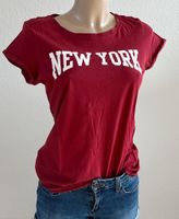 TALLY WEIJL NEW YORK T-SHIRT 40 l weinrot vintage y2k Mode retro Baden-Württemberg - Aichtal Vorschau