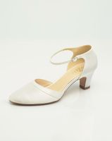 Brautschuhe aus Satin Schuhe Damenschuhe Hochzeit 6 cm Absatz Baden-Württemberg - Meckenbeuren Vorschau