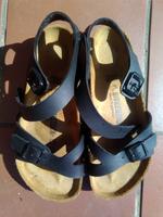 Birkenstock Rio schwarzes Leder Größe 38 Nordrhein-Westfalen - Nottuln Vorschau