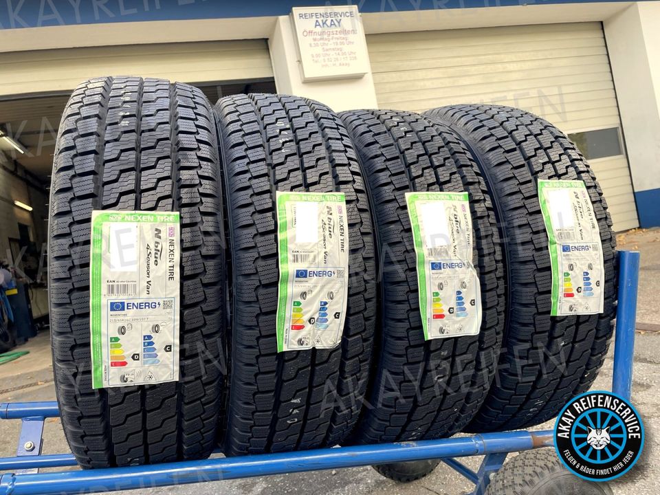 4x 195/75 R16C 107/105R NEXEN ALLWETTERREIFEN ➡️ NEU REIFEN GANZJAHRESREIFEN GANZJAHRES ALLWETTER➡️ FORD TRANSIT MERCEDES SPRINTER OPEL MOVANO IVECO DAILY RENAULT MASTER TRAFIC  16 in Melle