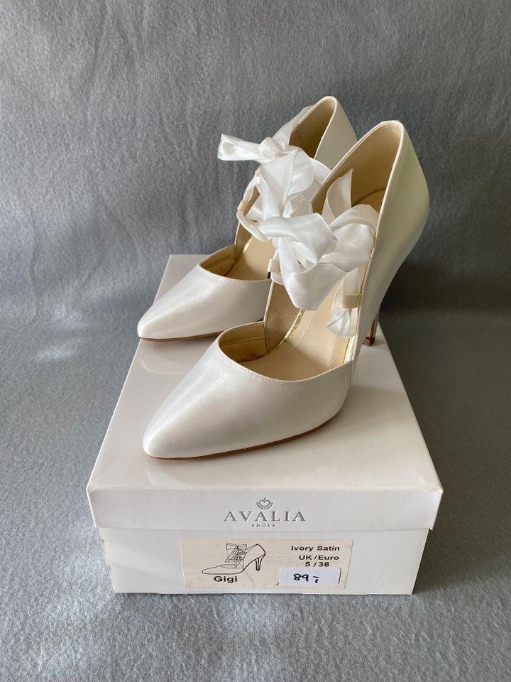 Brautschuh Gr 5 (38) & 7 (40) ivory neu Bianco Evento Avalia Gigi in Reutlingen