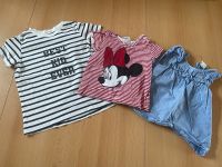 3 T-Shirts H&M Mädchen Größe 86 Minnie Maus Brandenburg - Ludwigsfelde Vorschau