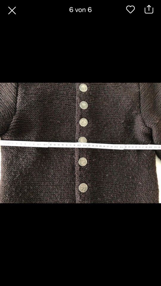 Trachten-Jacke / Strickjacke / braun / Gr. M in Sonthofen