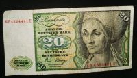 20 D-Markt Deutsche Mark Schein 1980 Köln - Kalk Vorschau