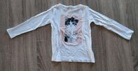 Mädchen Langarmshirt H&M Gr. 110 / 116 Pulli LA-Shirt Katze Saarland - Bous Vorschau