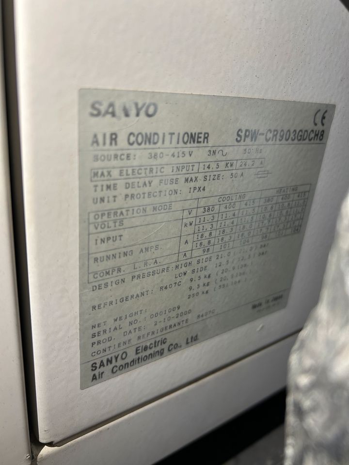 Ab Sa. 11.05 zur Abholung bereit - Klimaanlage für Großräume in Achim