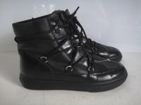 Damen Schuhe Stiefel Boots HOGAN Rebel Gr 41 schwarz Leder warm Nordrhein-Westfalen - Erkrath Vorschau