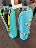 Doras Trinkflasche aus Glas mit Cover 2 Fl und 3 Neoprencover Baden-Württemberg - Illingen Vorschau