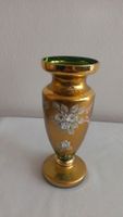 ⭐⭐⭐ VERGOLDETE VASE GLAS GOLD TSCHECHIEN NOVY BOR 1970er Jahre Thüringen - Erfurt Vorschau