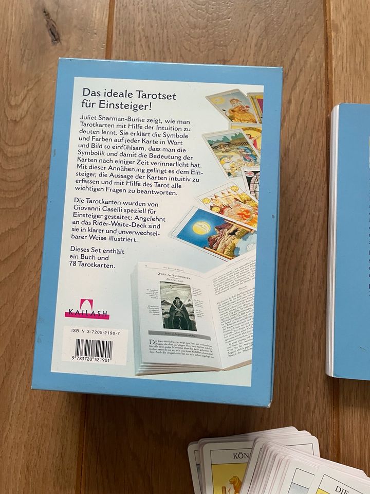 TAROT Das Einsteiger-Set Juliet Sharman-Burke Buch+ Karten in Essen