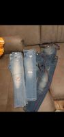 Jeans cut Outs mit Glitzer wie neu Gr. 122 Rostock - Reutershagen Vorschau