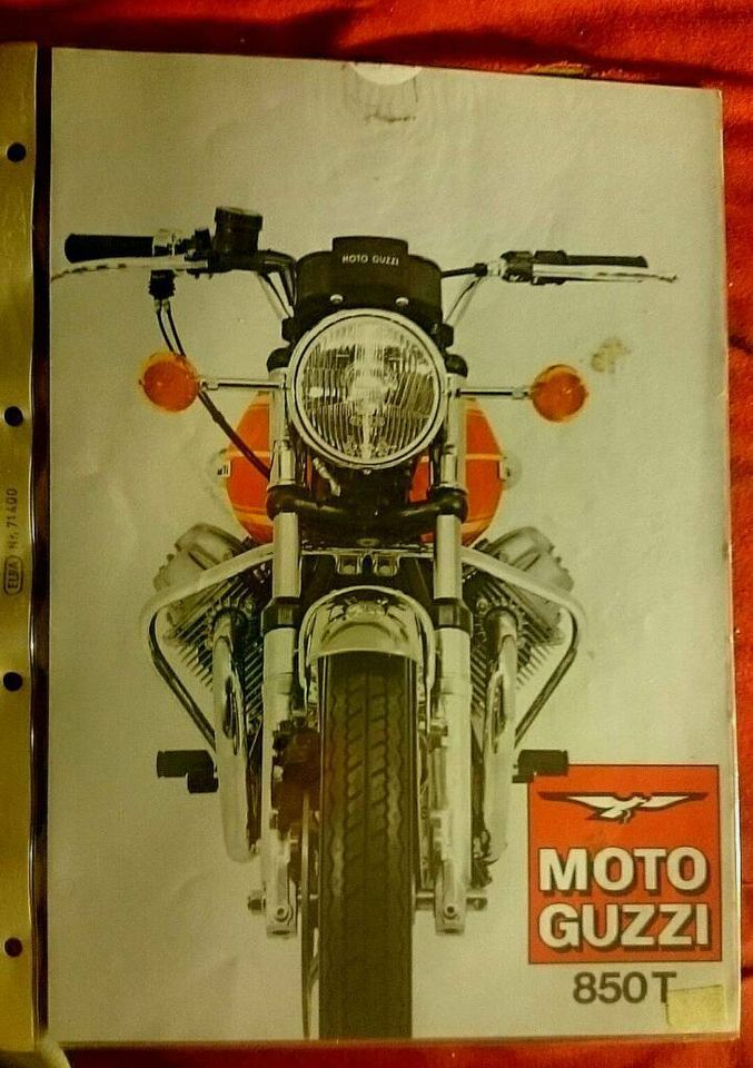 Moto Guzzi Jahresprospekt 1975+750S3div. 850+Cali+I-Convert in Köln