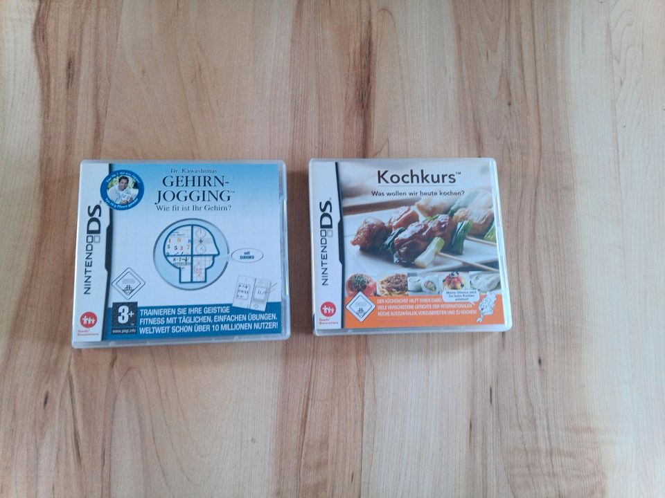 Nintendo DS Lite Gehirn Jogging + Kochkurs Spiele in Ennepetal